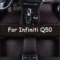 Custom Car Floor Mats for Infiniti Q50 2014-2015 Years Interior Details Car Accessories Carpet