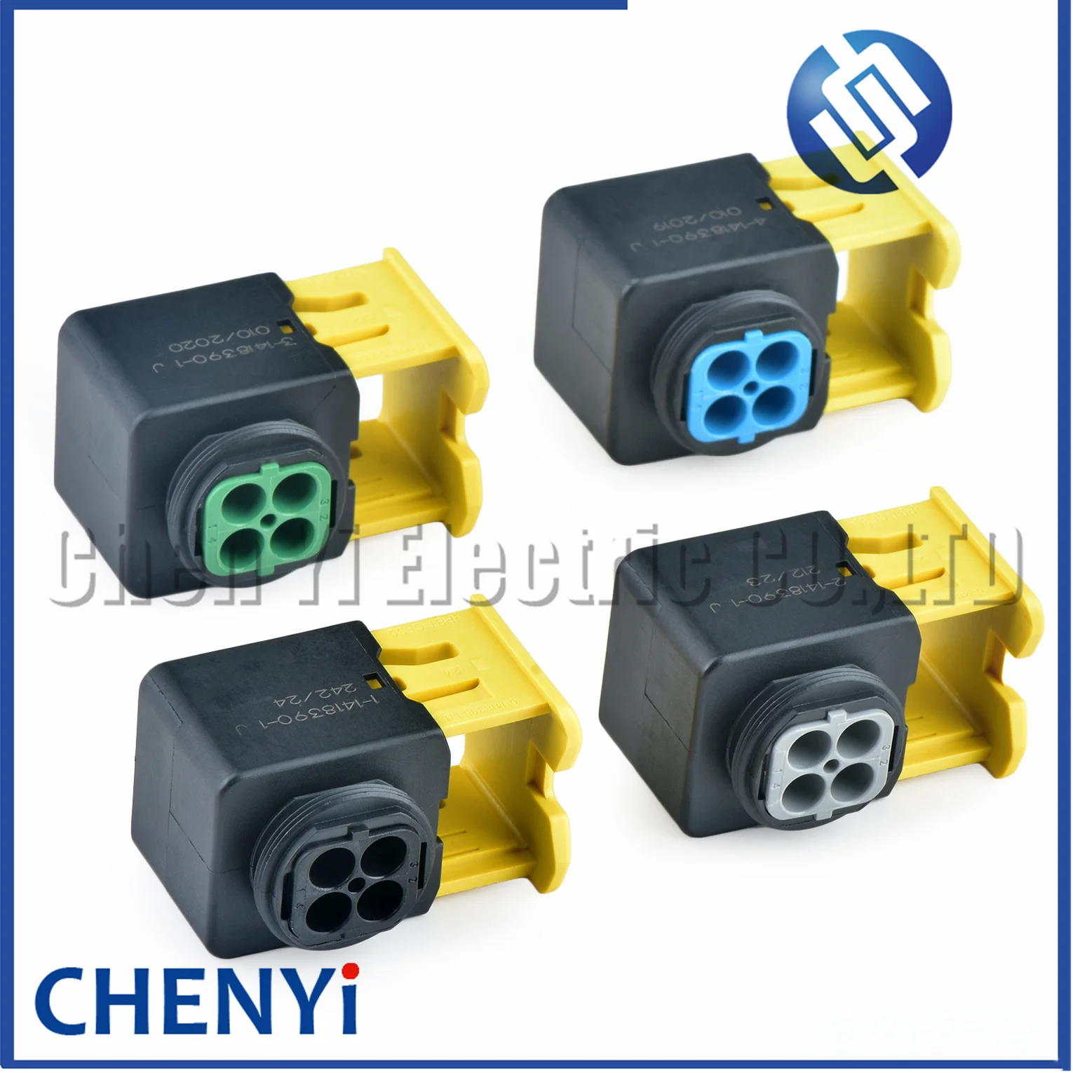 4 Pin Auto Nitrogen oxygen sensor Connector Urea pump Plug 1-1418390-1 2-1418390-1 3-1418390-1 4-1418390-1 For CUMMINS Auman