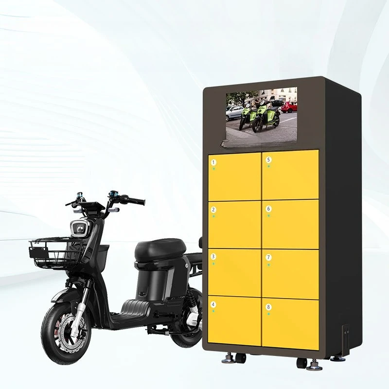 the lithium battery power changing cabinet, take-away rider large-screen integrated electric vehicle power changing cabinet
