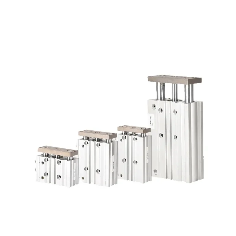 2026 Hot Sale Compact Guide Rod Pneumatic Cylinder MGPM Three-Shaft Double Acting Air Cylinder for Pneumatic Systems