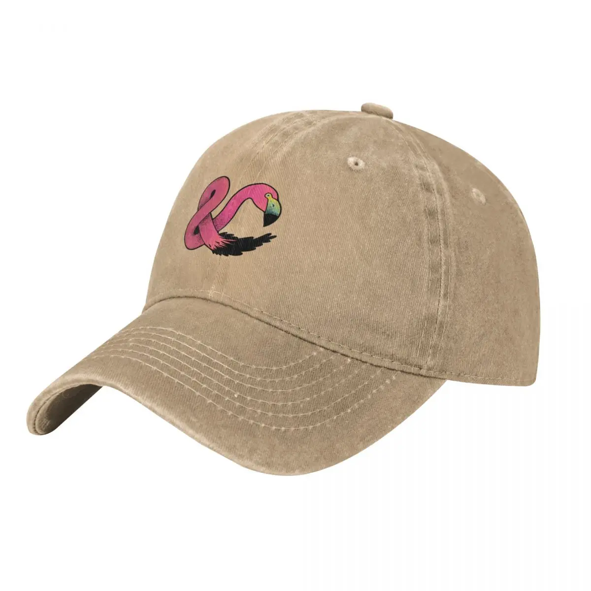 

Flamingo design Baseball Cap Horse Hat beach hat Big Size Hat Women Men's