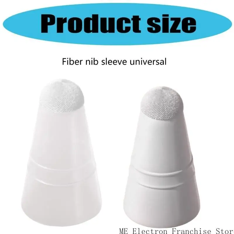 스타일러스 교실 노트 및 회의를위한 다중 목적 섬유 팁 슬리브