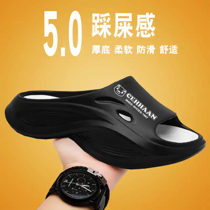 

Lightweight Anti-slip Mens Slippers 43 Aquatic Sandal Shoes For Sea Sneakers Sports Baskettes Sheos Tenya Factory Classic