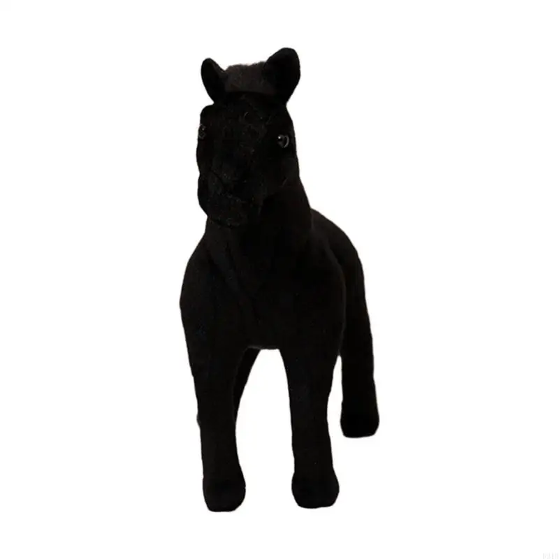 Realistic Horses Plush Doll Babies Cuddling Toy Horses Toy Small Stuffed Horses Appease Resting Toy for Babies P31B