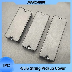 Cubierta de pastilla Humbucker sellada de tipo cerrado para bajo eléctrico de 4/5/6 cuerdas, accesorios de guitarra eléctrica mate de 2 agujeros