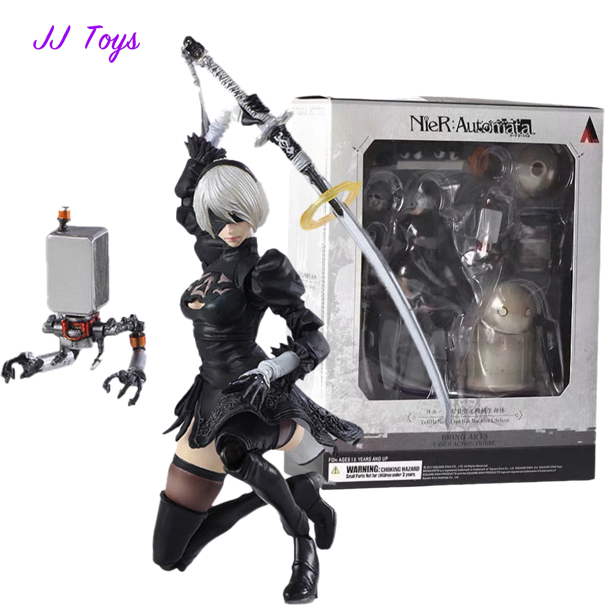 

15cm Nier Automata Anime Figures 2B Lady Action Figure model Doll Collection Toys Gifts