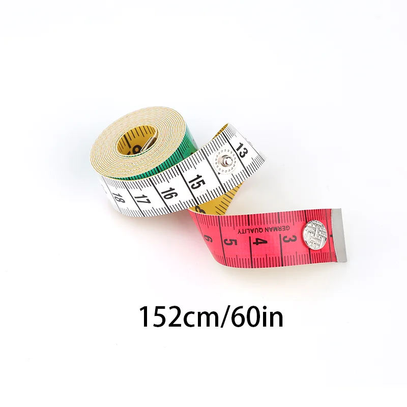 Four Color Buckle Soft Tape Measure -150cm Tape Measure Inch Measure Sewing Tape Measure Multifunctional Buckle Tape Measure