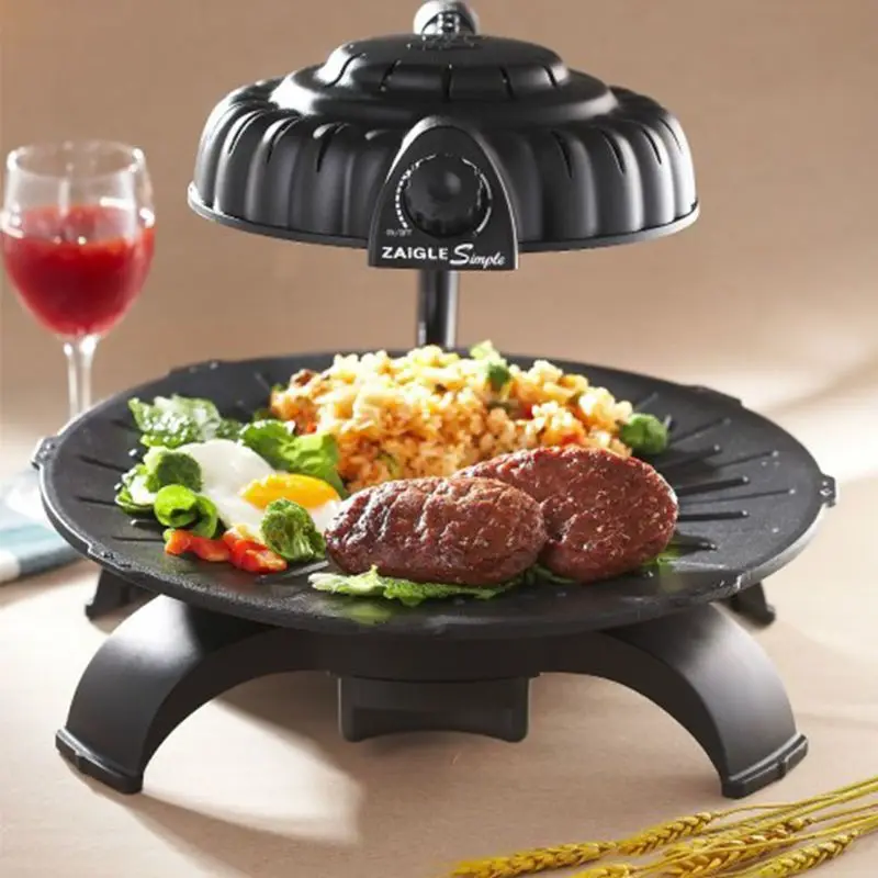 

Household BBQ Machine Large Capacity Korean BBQ Family Outdoor Smokeless Far Infrared BBQ Grill Multifunctional