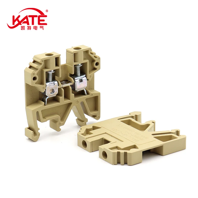 100PCS/PACK SAK/JXB 2.5EN Terminal Block Cable Connector Electrical Connector Screw Connection DIN Rail Terminal Block