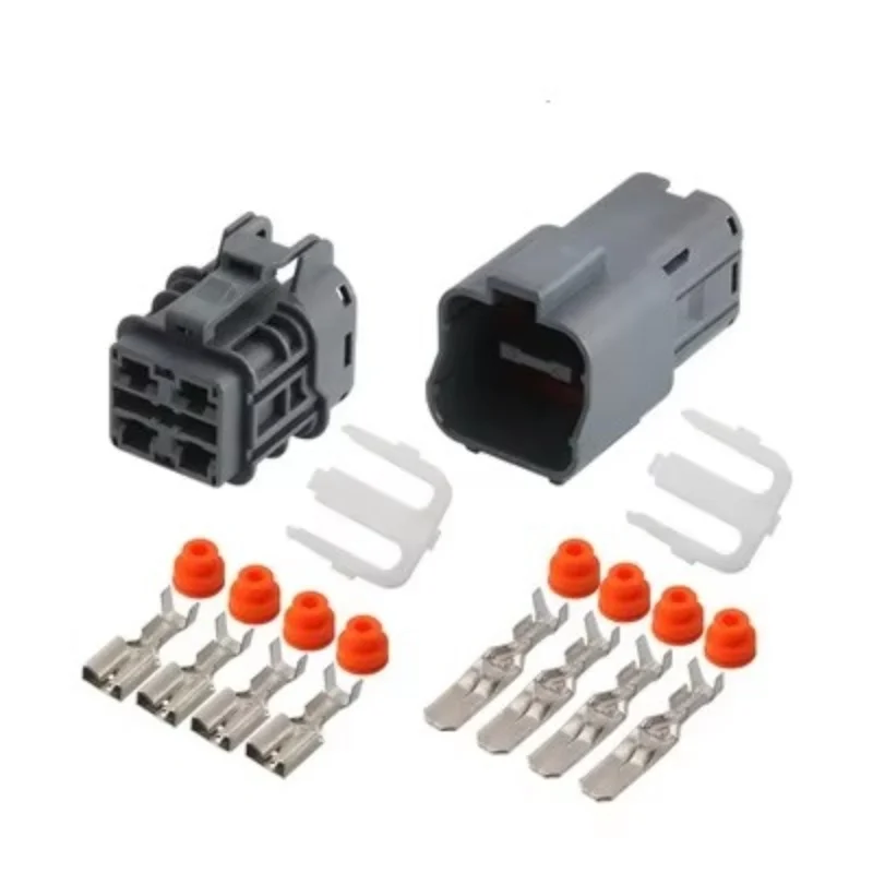 

1 set 4 Pin 6.3mm Male or Female Waterproof Auto Electrical Connector For Dune Buggy Harness 7222-6244-40 7123-6244-40