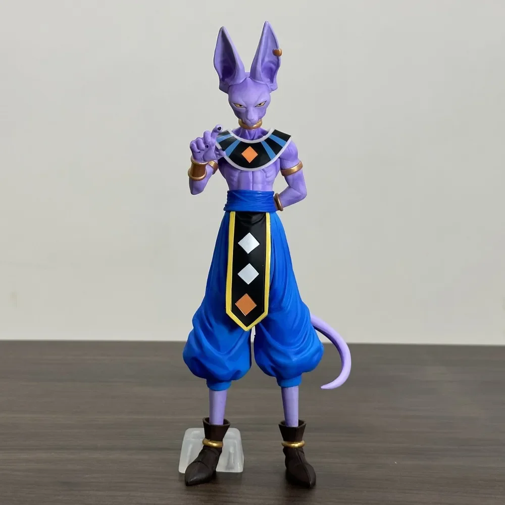 25cm New Form Beerus Doll Model Anime Dragon Ball Z Action Figures Series Super Saiyan Gods of Destruction Cute Kids Toys Gifts