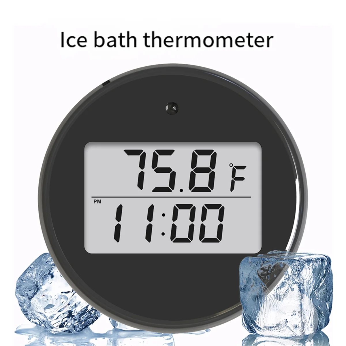 ABGN Eisbad-Thermometer mit Timer, Kaltwasser-Eintauchthermometer, schwimmendes 2-in-1-Multifunktions-Eisbad-Thermometer
