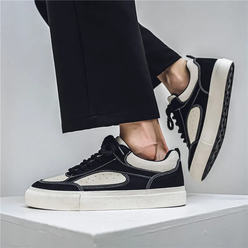CYYTL scarpe da Skateboard da uomo Sneakers Casual Leather Sports Fashion Outdoor Designer piattaforma di lusso mocassini da lavoro a piedi Tennis
