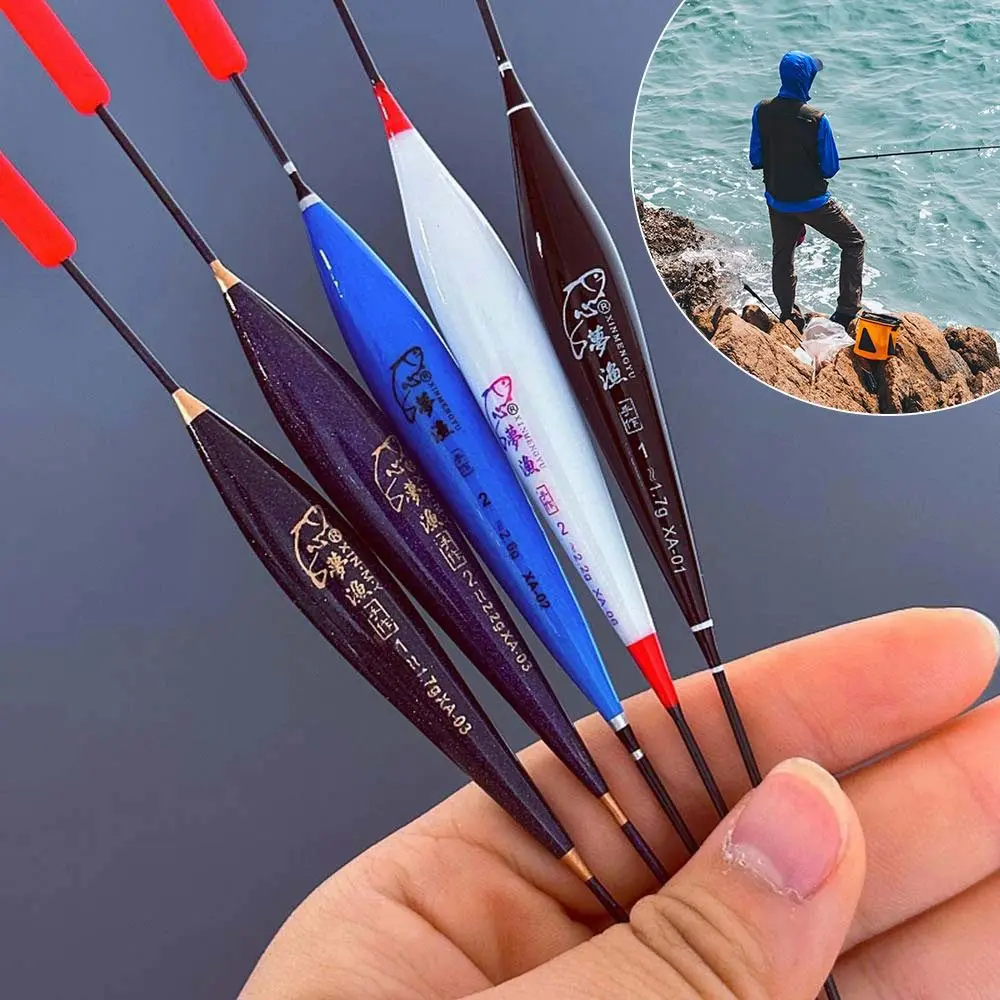 New Three-mesh Fishing Float Eye-catching Highly Sensitive Light Float Indicator Thick Tail Bobbers Shallow Water