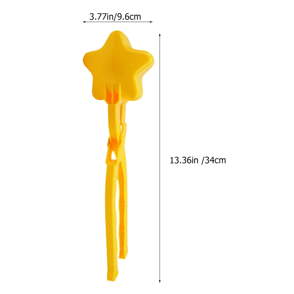 2Pcs Star Shape Clips Creative Winter Makers Making Tool Outdoor Kids Clamp Clips Star