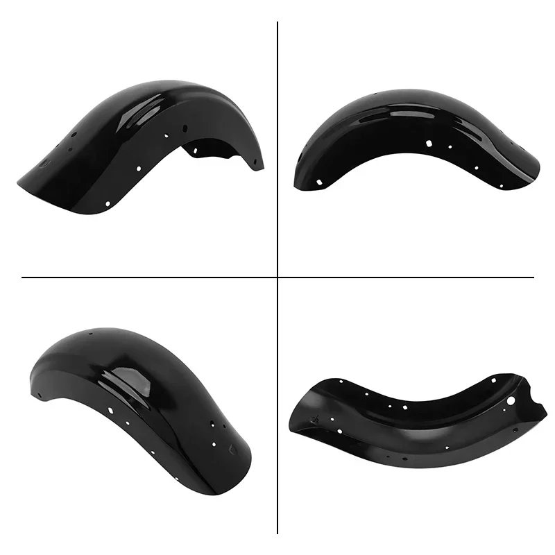 Motorcycle Black Rear Fender Mudguard Mud Guard Cover For Harley Touring Road King CVO Electra Glide Street Glide FLHR 2009-2020