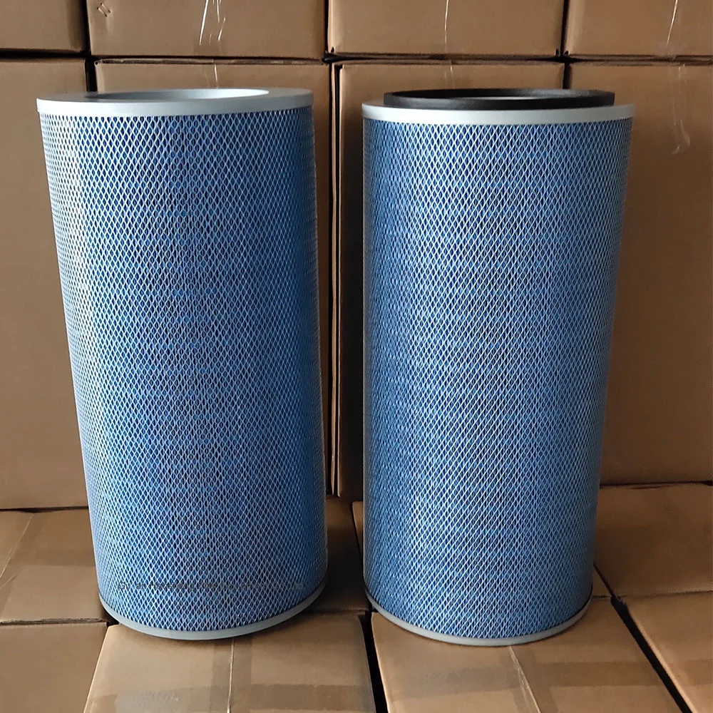 Dust collector filter cartridge Flame Retardant swimming pool powder coating Pleated Paper Filter Cartridge For Air Dust