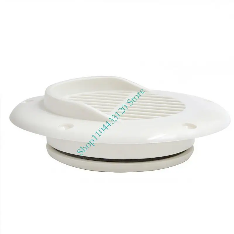 

White Plastic Water Drain Insert 87mm For Fishing Boats Storage Areas And Marine Applications