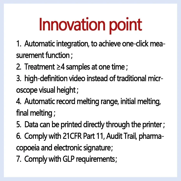 Instrumento de punto de fusión automático.