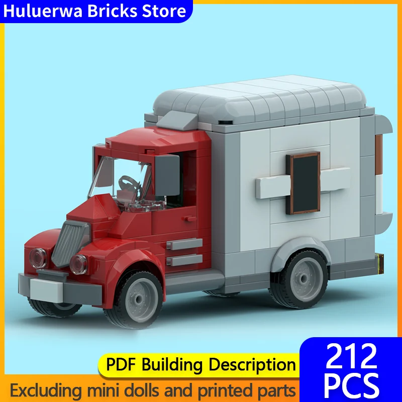 

Модель скоростного гоночного автомобиля MOC, строительные кирпичи, ретро рыбный транспортер, грузовик, модульная технология, детские праздничные подарки, сборные игрушки