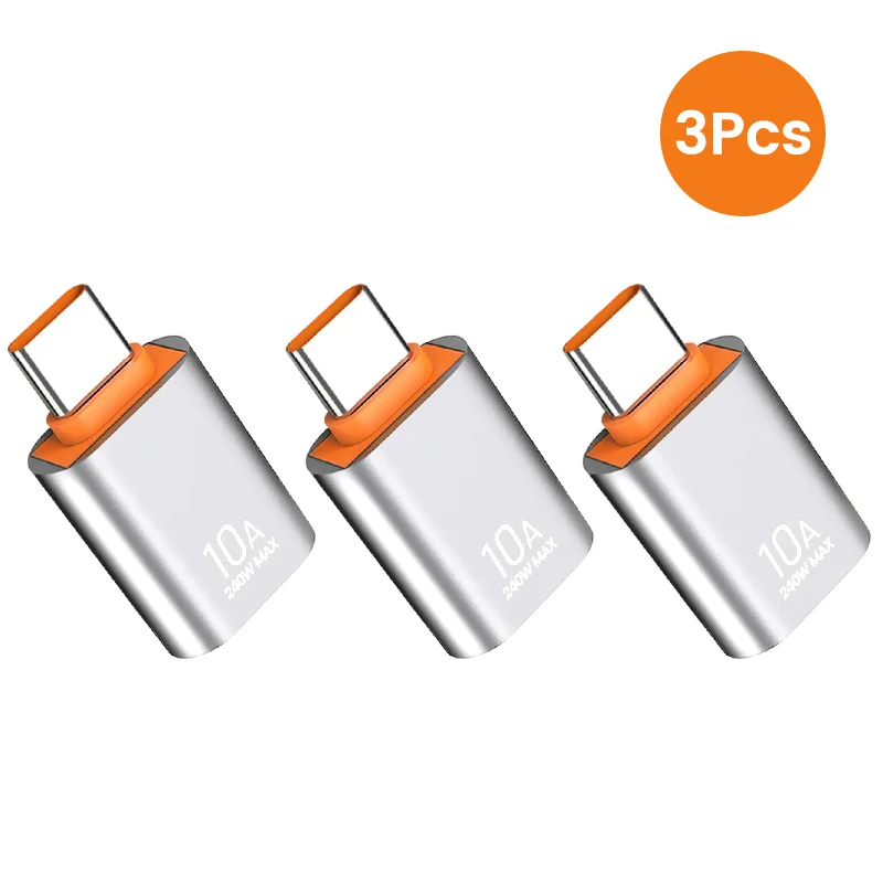 NNBILI USB 3,0 Typ-C Daten Adapter Typ C 10A USB C Stecker Auf USB Buchse Konverter Für macbook Xiaomi Samsung Schnelle OTG Stecker ﻿
