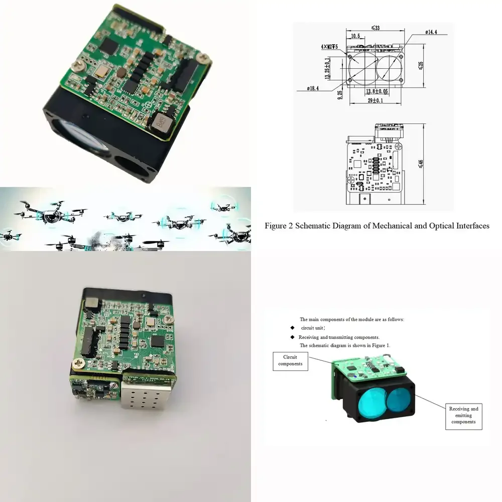 

New 10000hz Distance Module Price 200m and Resolution Measurement Sensor for