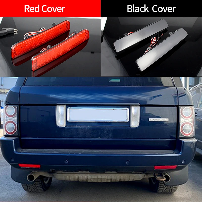 

2PCS For Land Rover Range Rover L322 Freelander LR2 OEM#:LR006349 LR006348 Canbus LED Rear Left&Right Bumper Red Reflector Light