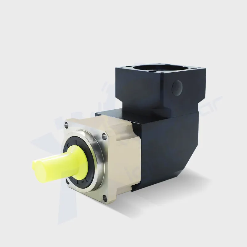 90 degree planetary gear reducer with a right angle of 60 and 90 degrees, equipped with servo bending angle L-shaped reducer