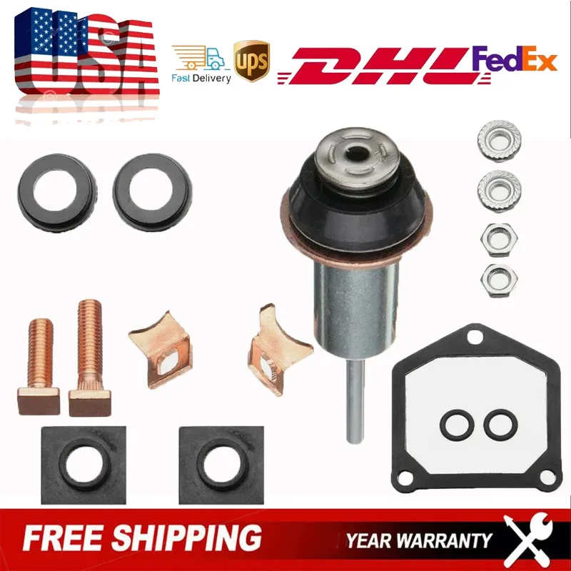 Starter Solenoid Repair Build Kit Plumger Contacts Set Starter Solenoid Valve Repair Build Kit 228000-6662 For Honda