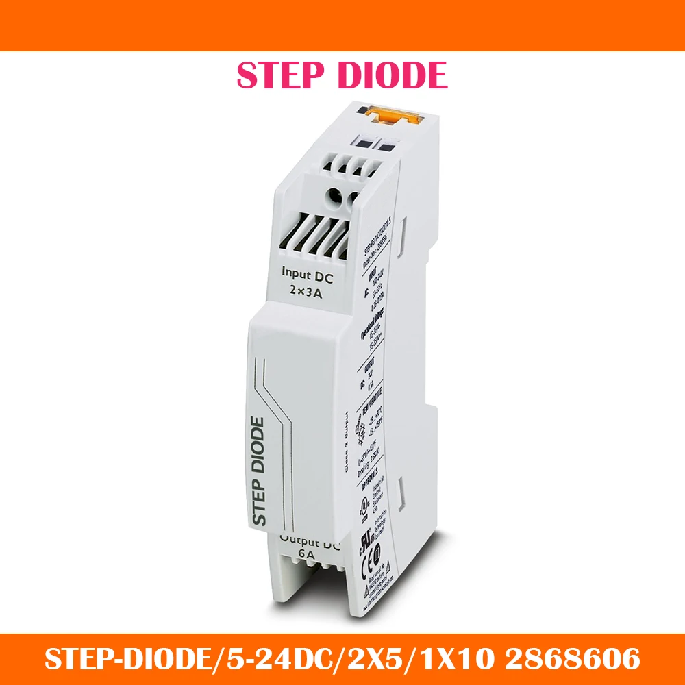 

High Quality STEP-DIODE/5-24DC/2X5/1X10 2868606 STEP Diodes Redundancy Module Fast Ship