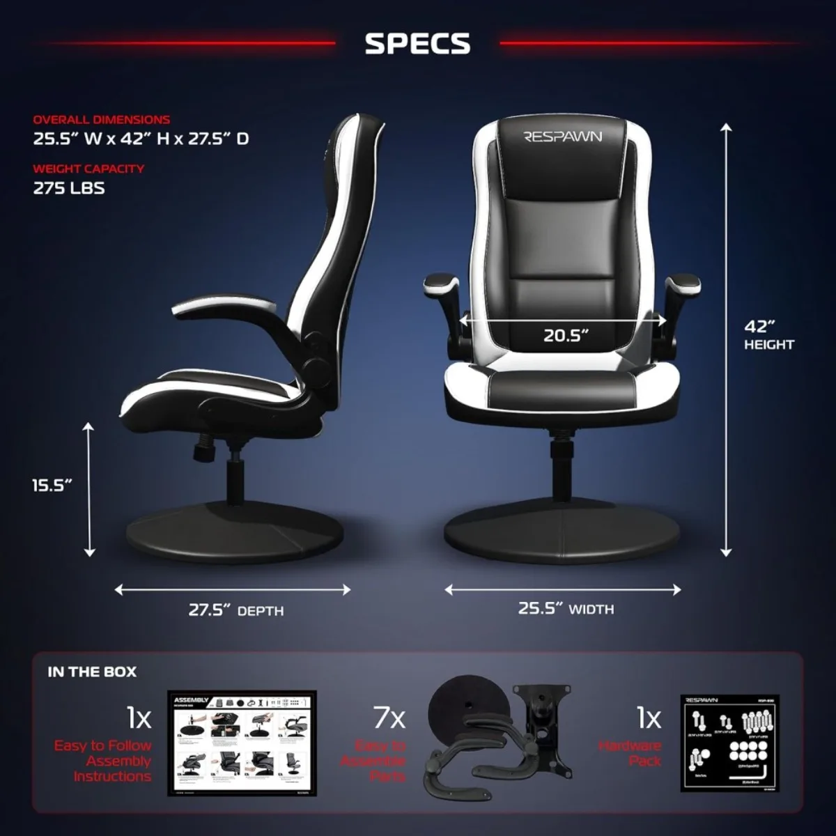 Racing Style Floor Rocker | Ergonomic Back Support & Comfortable Seating | Perfect for Gaming Marathons, Movie Nights in Bedroom