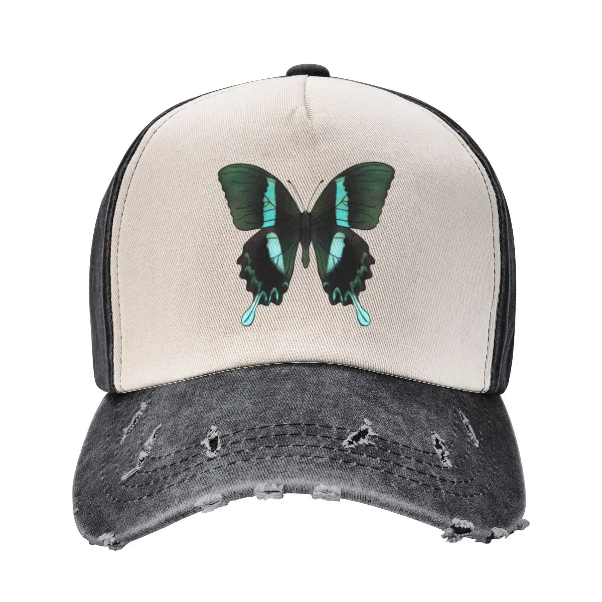 

Peacock Swallowtail Baseball Cap fashionable Snapback Cap Hat Beach Women's Beach Men's
