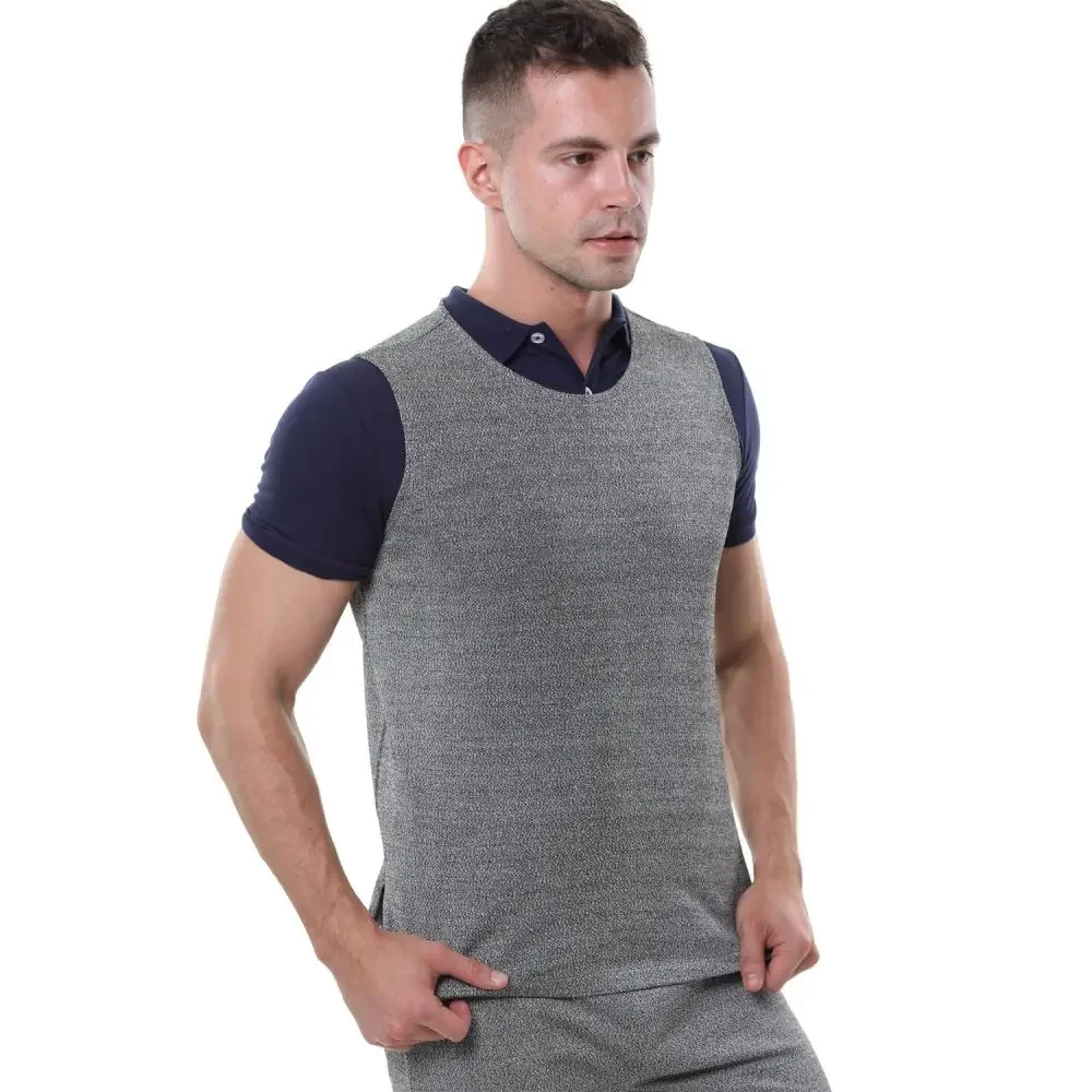 European SGS Level 5 Self-Defense Full Protection Combat Double-Layer Inner Hide Wear Invisible Hppe Fiber Anti-Cutting Vest