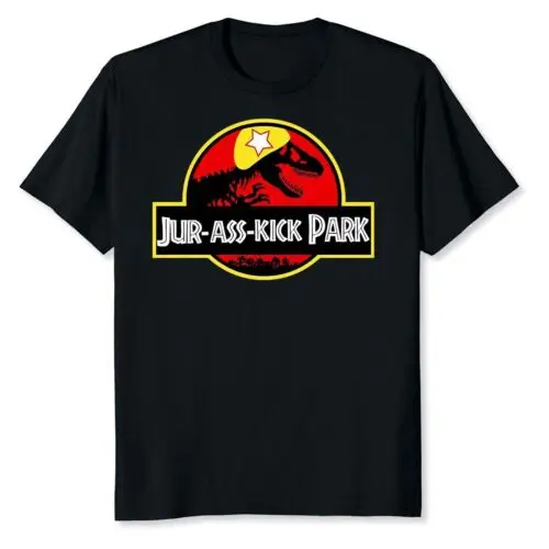 Jur Ass Kick Park Humor Movie T-Shirt