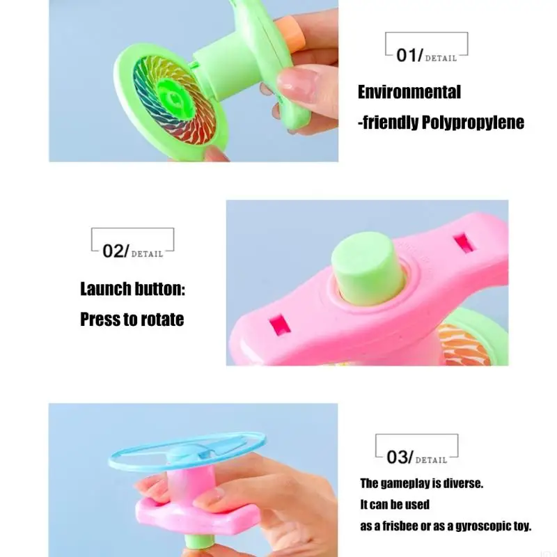 Pacote d7yd 10 spinner clássico Tops Toy atividade ao ar livre para crianças Família