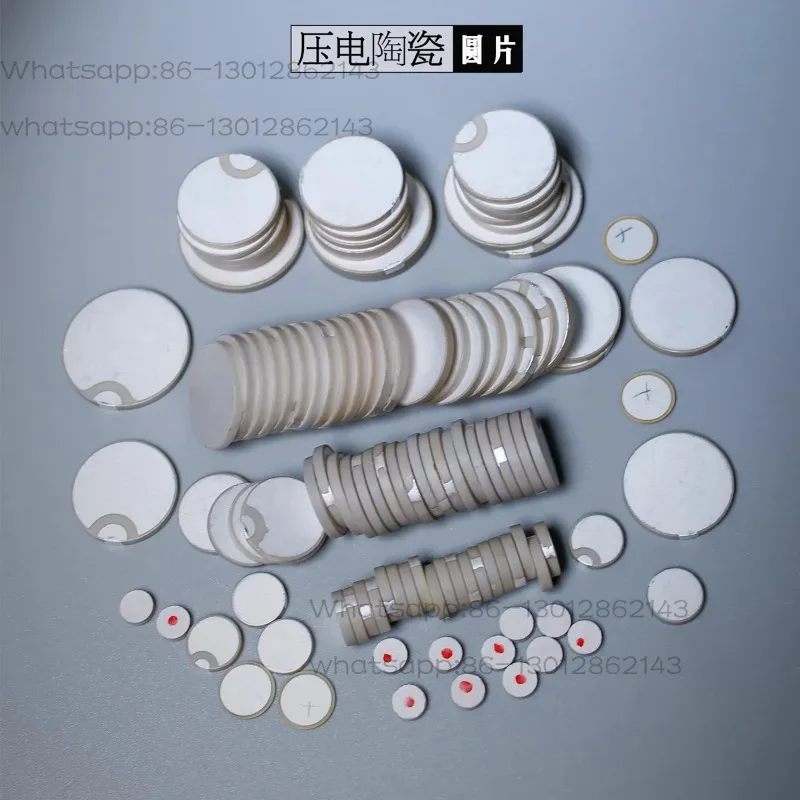 PZT5 Ultrasonic Piezoelectric Ceramic Sheet Circular Piezoelectric Sensor Sheet Ultrasonic Experimental Factory Customization