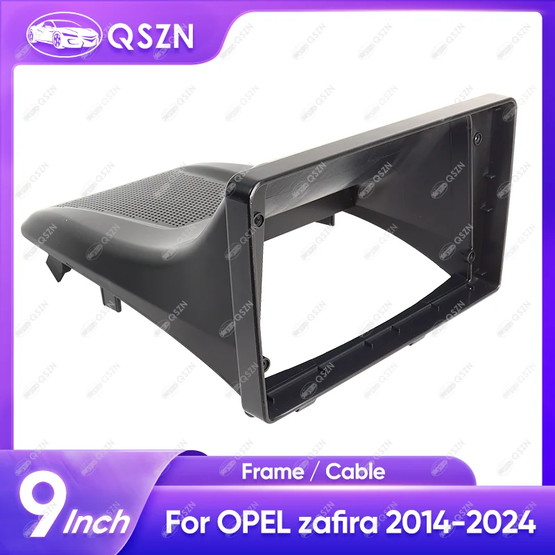 For OPEL 2014-2024 zafira 9INCH Car Radio Android Stereo Audio Screen Multimedia Video Player Navigation Frame Matten Black