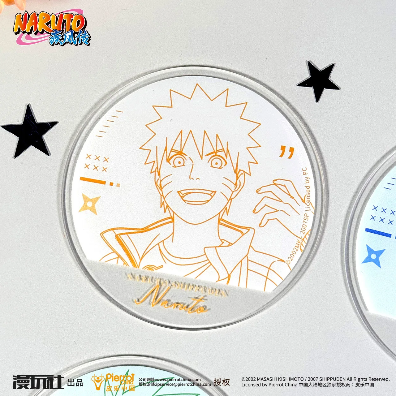 Naruto Sasuke Sakura Kakashi Itachi Obito China Official Authorization Acrylic Coaster