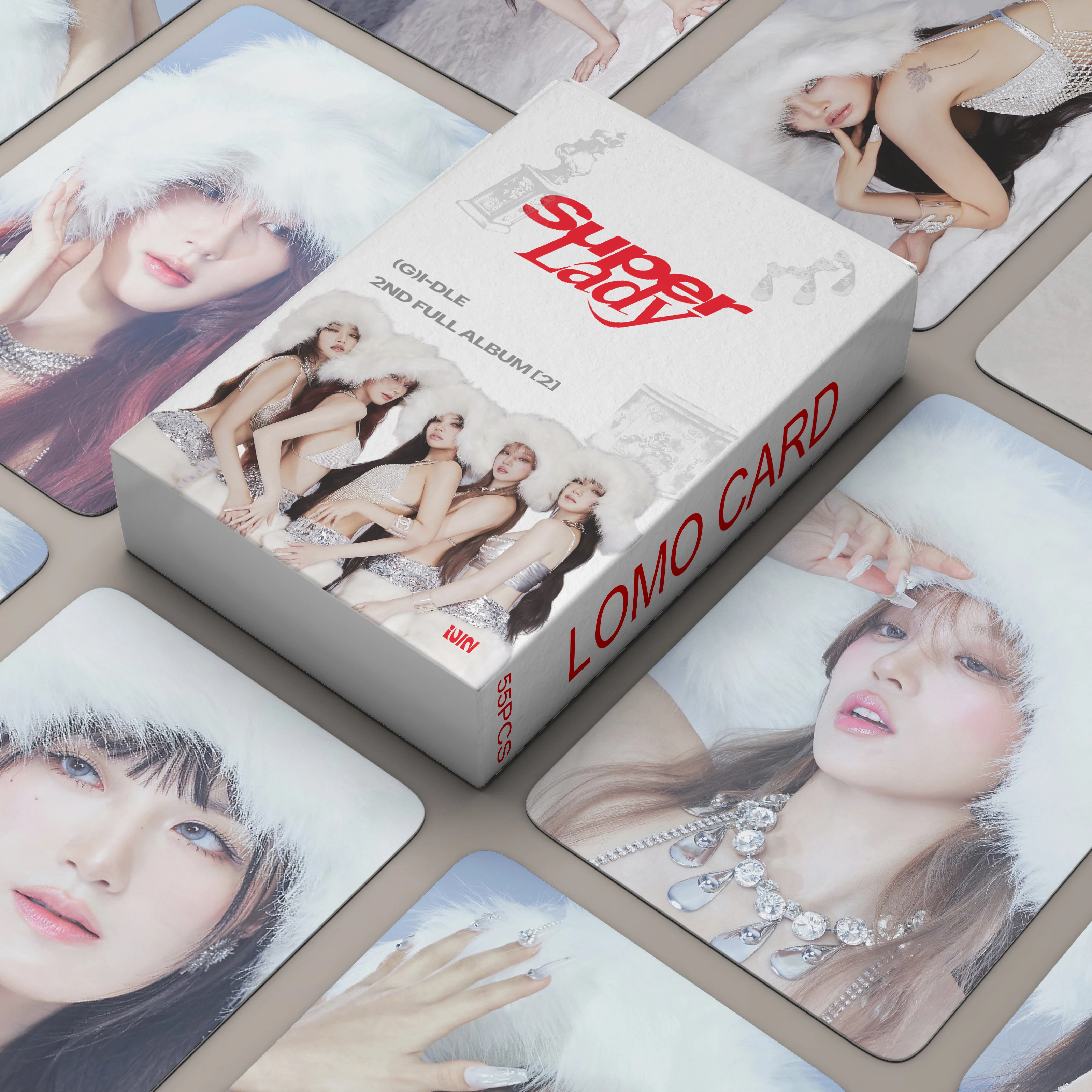 Kpop Lomo Card Collectibles Postcards Album Cards Top Boy Group Cool Images Premium Collection Box Accessories