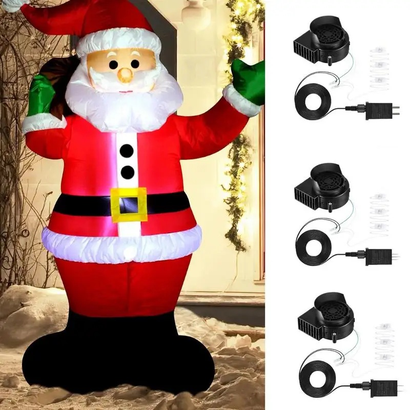 

Electric Fan Air Blower for Christmas Inflatable Decoration Replacement Blowing Fan With Light String Halloween Party Supplies