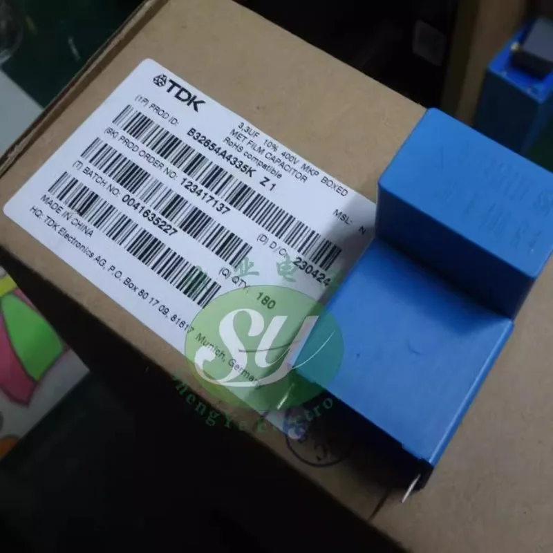 5PCS/10PCS EPCOS 3.3uf/400v 3u3 335 MKP Nuovo condensatore a film 28MM B32654A4335K