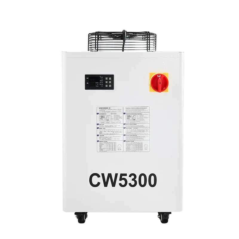 CW5300 Water Chiller Fo CO2 Laser Water Tank Cooler Low Temperature Recirculating Industrial Chiller For Lab