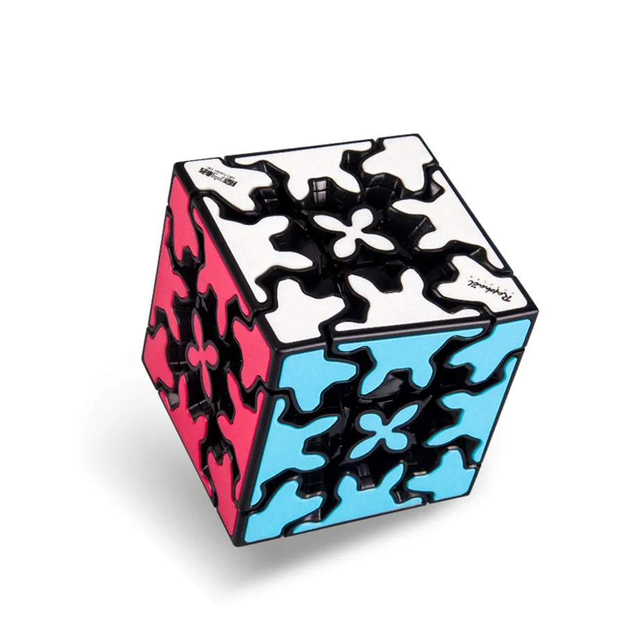 QiYi NEW Gear 57mm  Magic Cubes 3x3x3 Speed Cube Magico Puzzle Toy For Children Kid Gift Toy QiYi 57mm Gear Magic Cubes