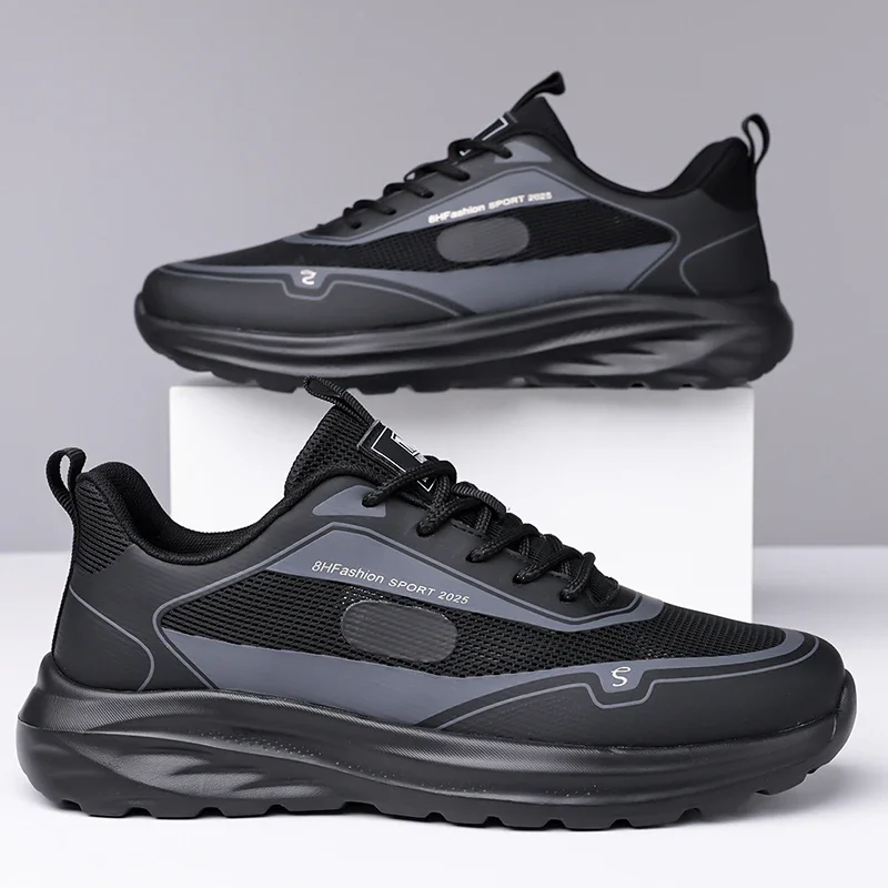 

Lightweight Outdoor Walking Sneakers for Men Non-Slip Comfortable Athletic Running Shoes Men's Breathable Mesh Sports Shoes
