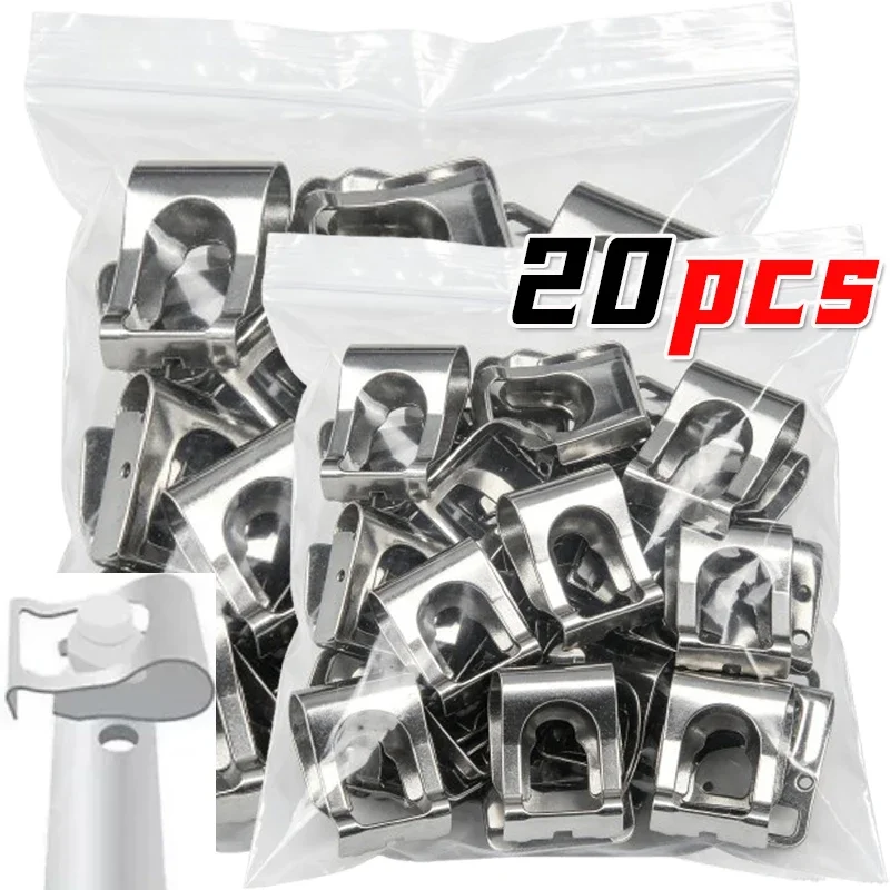 Car Wiper Repair Clip Fixing Clip Repair Kit Steel Clips and Gaskets Universal Windshield Wiper Linkage Repair Snap Springs