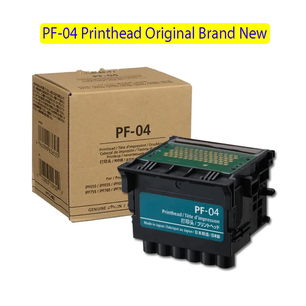 Original New PF-04 Print Head PF 04 PF04 Printhead For Canon iPF650 iPF655 iPF670  iPF671 iPF680 iPF681 iPF685 iPF686 iPF750