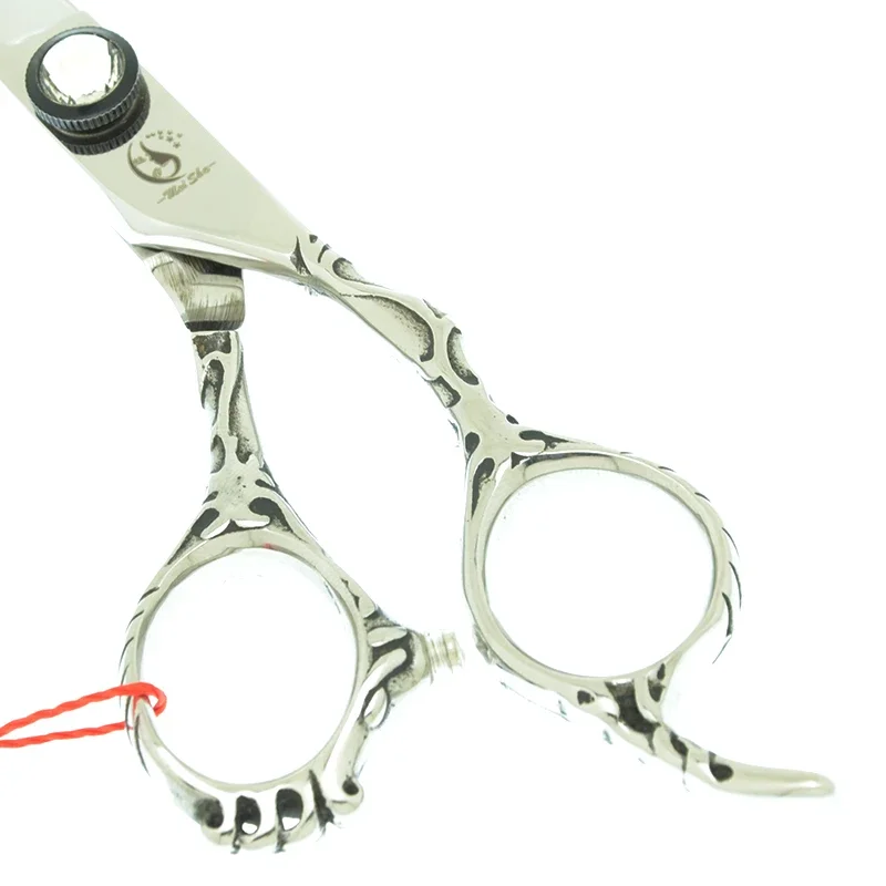 6 بوصة صالون مقص عر اليابان 440C الصلب الحلاق المهنية تصفيف الشعر مقصات القطع ترقق كليبرز الجمال أداة A0073A #5