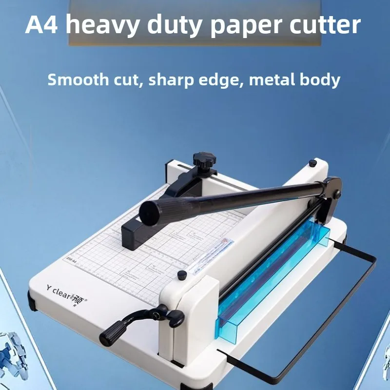 Paper Cutters Trimmers Binding Equipment Heavy Duty Manual Slicer Thick Layer Binding Cutter Small Desktop Paper Cutting Machine