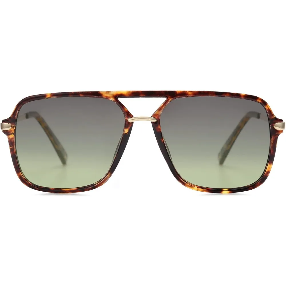 Lunettes pour femmes et hommes, carrées, rétro, lames polarisées, tendance, miroir des années 90