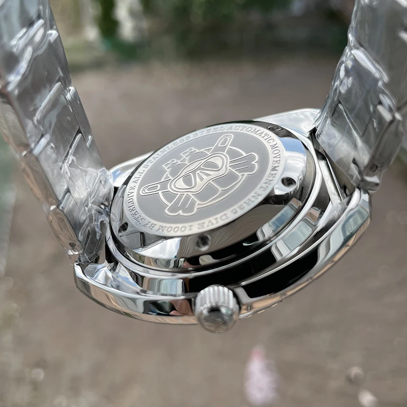 STEELDIVE Men Diver Watch Sport Automatic Mechanical Wristwatch 1000m Waterproof BGW-9 Luminous Ceramic Bezel Sapphire NH35 Blue